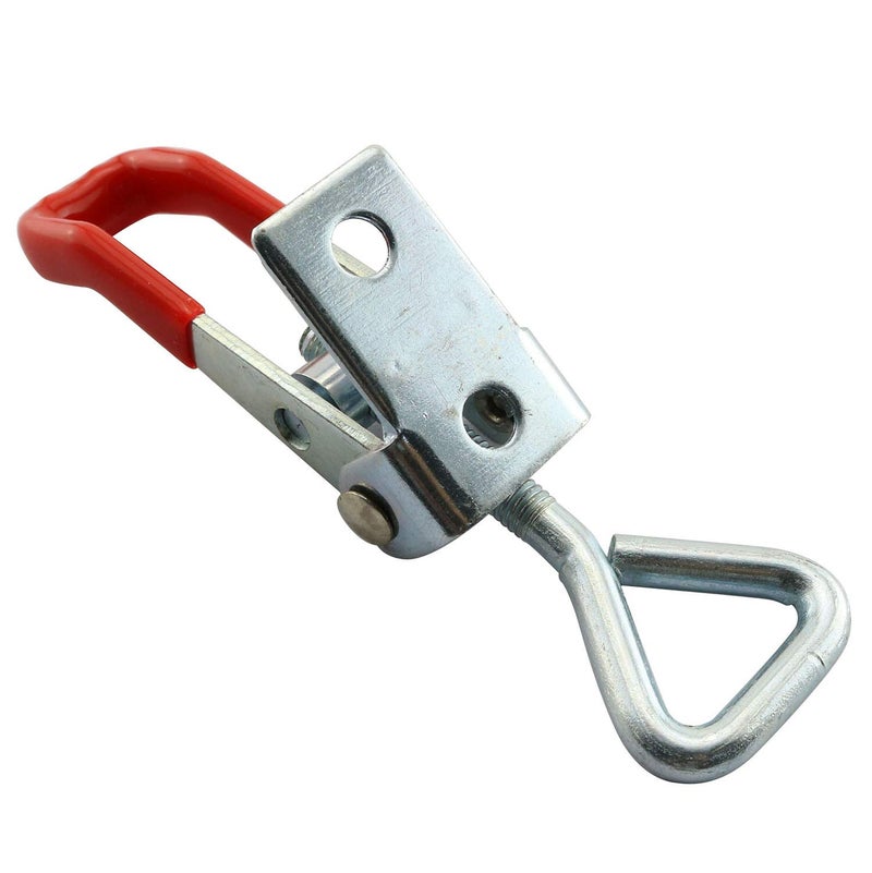 Tegg 4PCS Latch Catch Cabinet Boxes Handle Toggle Lock Clamp Hasp Silver 4001 - Image 4